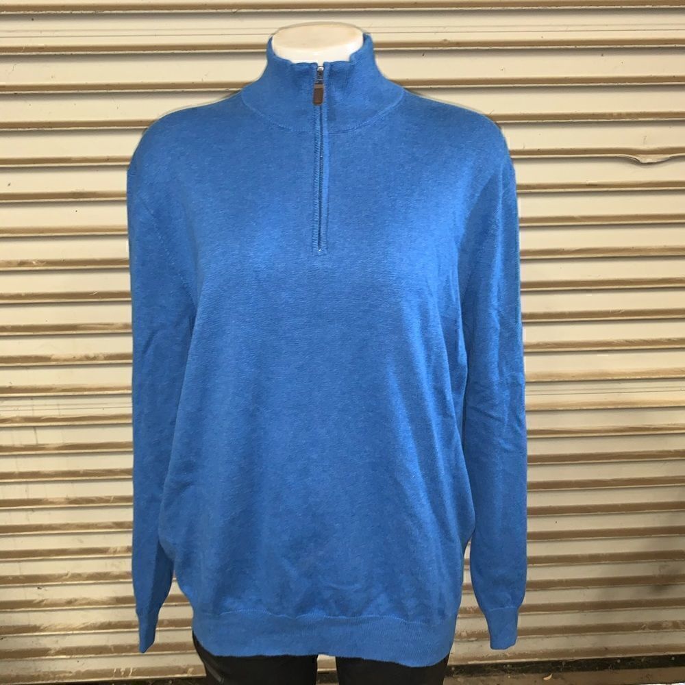 His. A. Banks Signature Collection Pima Sweater - Picture 3 of 7